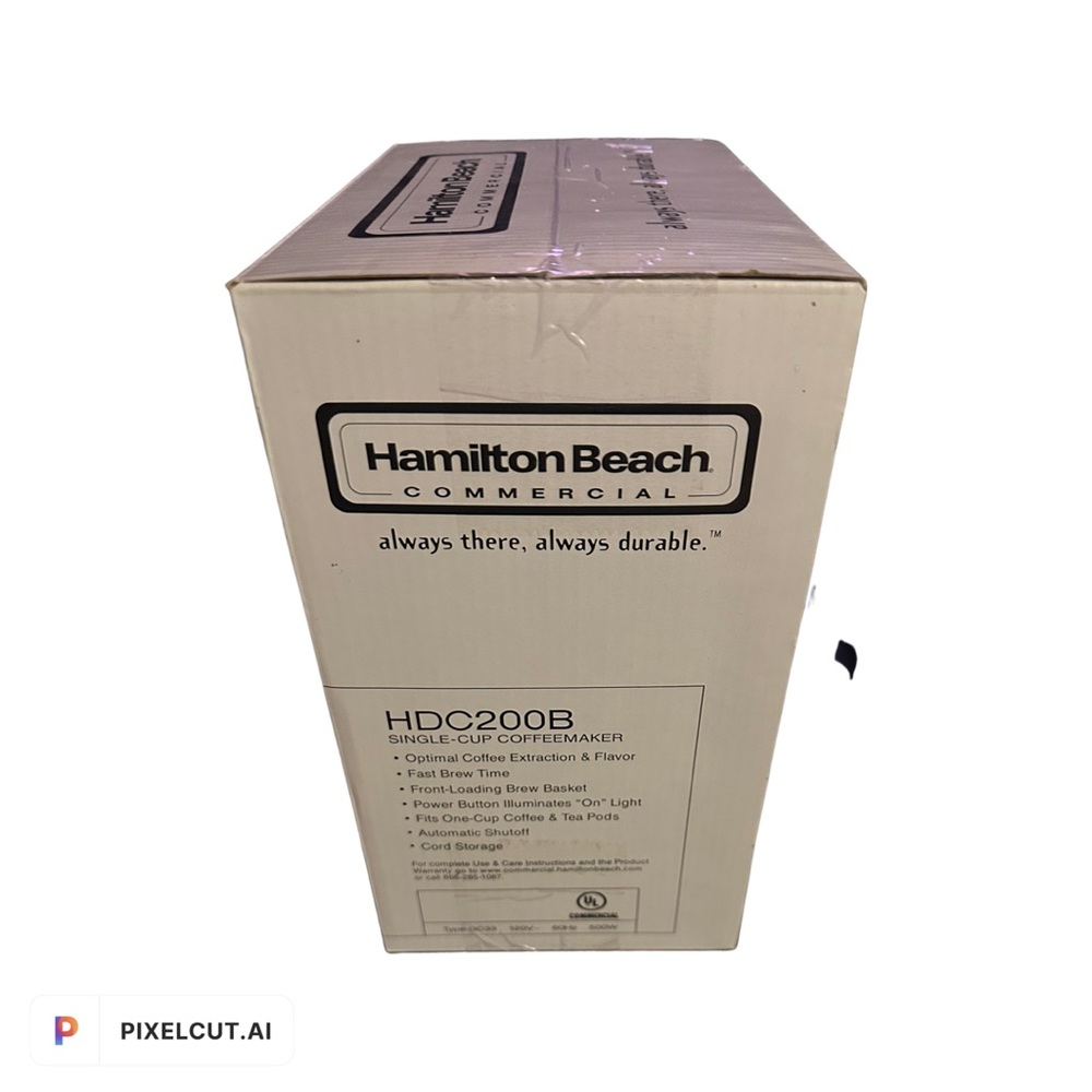 Hamilton beach single cup coffeemaker HDC200B